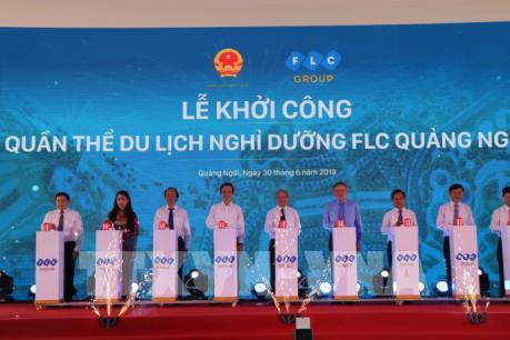 Khởi công dự án Quần thể du lịch nghỉ dưỡng FLC Quảng Ngãi