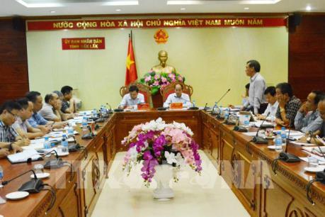 Họp bàn tháo gỡ khó khăn cho Dự án Hồ chứa nước Krông Pách Thượng