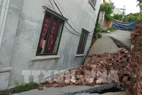 Hà Nội: Sớm xác định nguyên nhân sụt lún nhà ở huyện Mỹ Đức