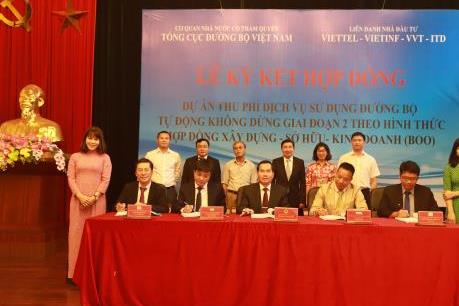 Liên danh Viettel đảm nhận triển khai 30% số trạm thu phí không dừng 