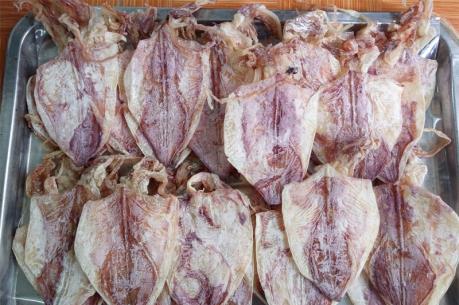 “Thủ phủ” xuất khẩu mực khô gặp khó