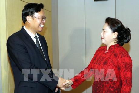 Chủ tịch Quốc hội Nguyễn Thị Kim Ngân tiếp đại diện một số doanh nghiệp Trung Quốc