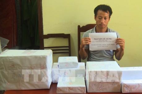 Bắt 2 đối tượng vận chuyển 2 kg ma túy tổng hợp cùng 10 bánh heroin