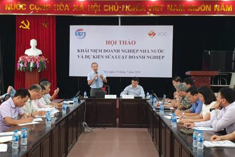 Cần xác lập và thống nhất khái niệm doanh nghiệp nhà nước