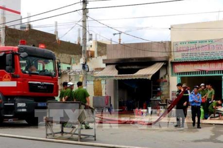 Bình gas phát nổ trong lúc nấu ăn, một người bị thương