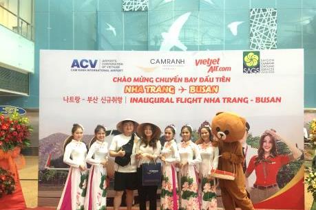 Lần đầu tiên có đường bay thẳng Nha Trang-Busan (Hàn Quốc)