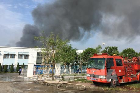Thông tin mới về vụ cháy nhà xưởng Công ty may mặc Makalot Việt Nam