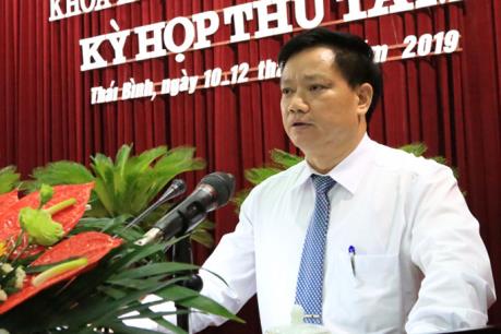 Phê chuẩn kết quả bầu bổ sung Phó Chủ tịch UBND tỉnh Thái Bình