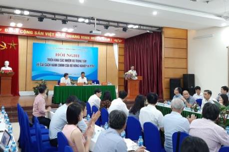 Thứ trưởng Hà Công Tuấn: Không để tăng thêm thủ tục hành chính trong nông nghiệp