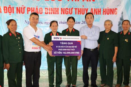 Tri ân Đại đội nữ pháo binh Ngư Thủy anh hùng