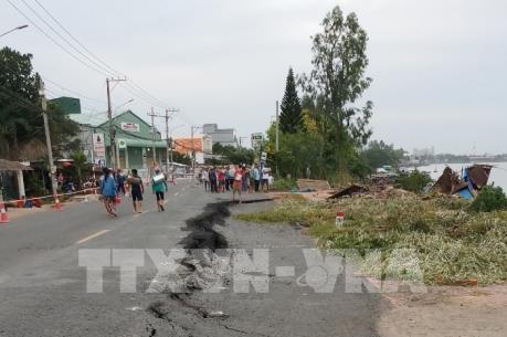 Cấm các phương tiện lưu thông trên Quốc lộ 91 đoạn qua xã Bình Mỹ, An Giang
