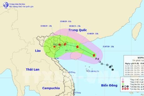 Dự báo thời tiết hôm nay 1/8: Bão số 3 đi vào phía Bắc của Vịnh Bắc Bộ