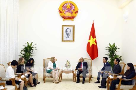 Thủ tướng tiếp Đại sứ, Trưởng Phái đoàn Liên minh châu Âu tại Việt Nam