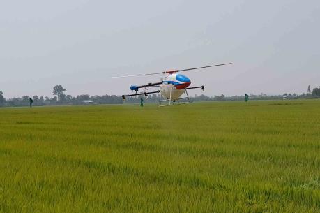 Đưa máy bay không người lái phục vụ sản xuất nông nghiệp