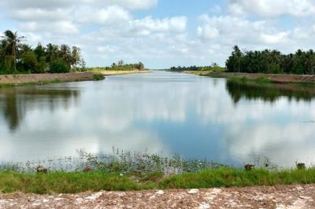 Bến Tre khánh thành hồ chứa nước ngọt huyện Ba Tri