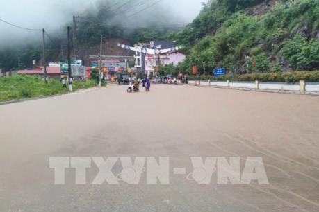 Sơn La mưa to, gây ngập úng ở nhiều nơi