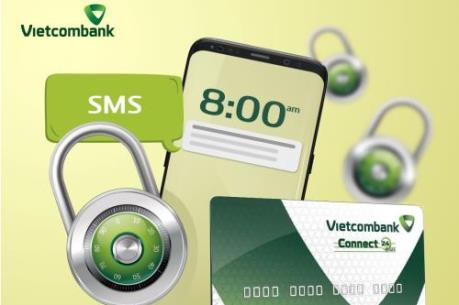Vietcombank thêm phương thức khóa thẻ tạm thời qua tin nhắn SMS 