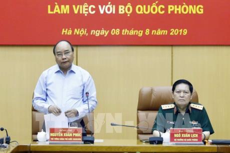Thủ tướng làm việc về việc quản lý, sử dụng đất quốc phòng