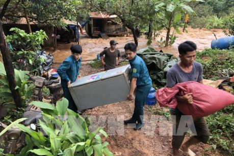 Bình Phước: Di dời gần 5.000 người dân đến nơi an toàn do sự cố tại đập thủy điện Đắk Kar