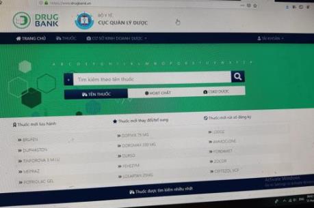Ra mắt website Ngân hàng Dữ liệu ngành Dược