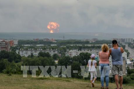 Nga: Phóng xạ tăng 16 lần sau vụ cháy nổ động cơ tên lửa thử nghiệm