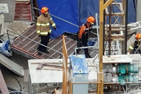 Sập thang máy tại công trường xây dựng, 6 người thương vong