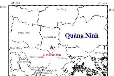 Động đất ở Uông Bí (Quảng Ninh) khả năng là động đất kích thích
