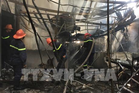 Cao Bằng: Cháy nhà và kho hàng, thiệt hại nhiều tỷ đồng