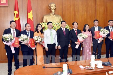 Tỉnh ủy Bà Rịa-Vũng Tàu trao các quyết định điều động, luân chuyển cán bộ
