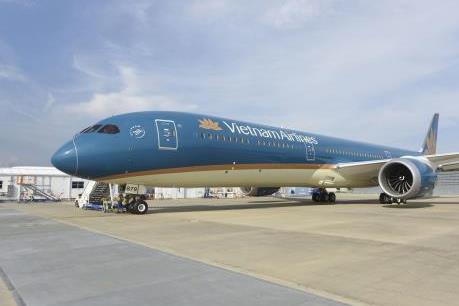 Hình ảnh đầu tiên về ’siêu máy bay’ Boeing 787-10 Dreamliner của Vietnam Airlines