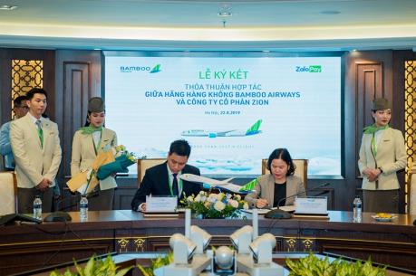 Bamboo Airways "bắt tay" ví điện tử ZaloPay trong thanh toán và đặt vé máy bay