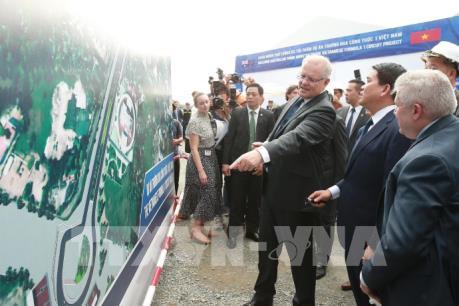 Thủ tướng Australia Scott Morrison ấn tượng về đường đua Công thức 1 Hà Nội