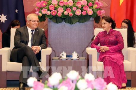 Chủ tịch Quốc hội Nguyễn Thị Kim Ngân hội kiến Thủ tướng Australia Scott Morrison