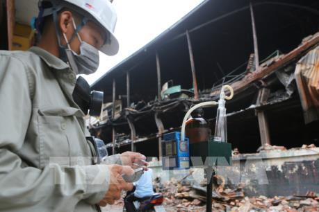 Công bố thêm thông tin quan trắc về nồng độ thủy ngân sau vụ cháy Công ty Rạng Đông