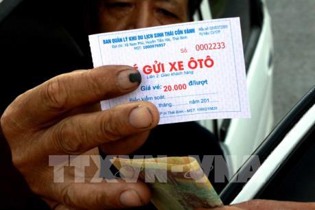 Nhập nhèm thu phí trông giữ xe ở Khu du lịch sinh thái biển Cồn Vành