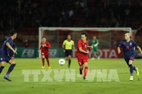 Những hình ảnh đầu tiên của trận bóng đá giữa đội tuyển Việt Nam-Thái Lan 