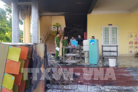 Xảy ra vụ cháy tại trường mầm non đang có 118 học sinh