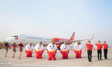 Vietjet Air dành 1 tháng khuyến mại vé 0 đồng cho các đường bay nội địa