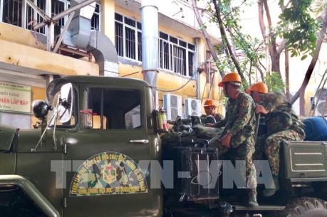 Vụ cháy Công ty Rạng Đông: Quân đội bắt đầu tiến hành tiêu tẩy độc