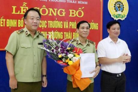 Bổ nhiệm Cục trưởng Cục Quản lý thị trường tỉnh Thái Bình