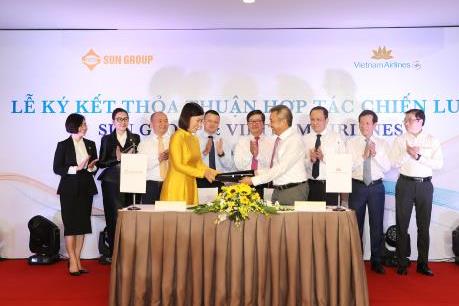 Vietnam Airlines và Sun Group ký hợp tác phát triển sản phẩm dịch vụ