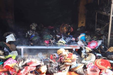 Hà Nội: Xảy ra cháy tại chợ Tó, huyện Đông Anh