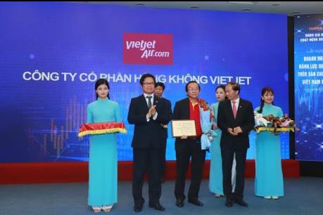Vietjet lọt Top doanh nghiệp có năng lực quản trị tốt nhất sàn chứng khoán 
