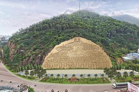 Bình Định tạm dừng tạc phù điêu cho nút giao thông cửa ngõ thành phố Quy Nhơn