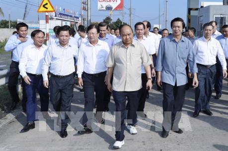 Thủ tướng thị sát tiến độ thi công cao tốc Trung Lương – Mỹ Thuận