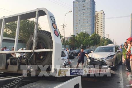 Tai nạn giao thông liên hoàn tại Nghệ An