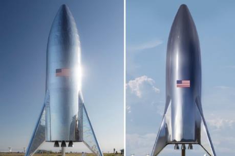 Hé lộ mẫu tàu vũ trụ Starship thế hệ mới
