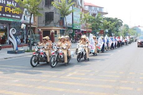 Honda phát động chiến dịch An toàn giao thông tại Vĩnh Phúc