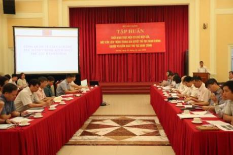 Ngành xây dựng giải quyết 19.000 hồ sơ thủ tục hành chính