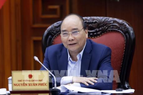 Thủ tướng Nguyễn Xuân Phúc chủ trì họp Thường trực Tiểu ban KTXH của Đại hội Đảng XIII